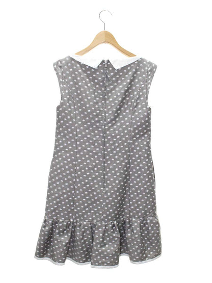 フォクシーブティック Dress White Drop 35610 ワンピース 38 グレー ITDB42YSA4N6