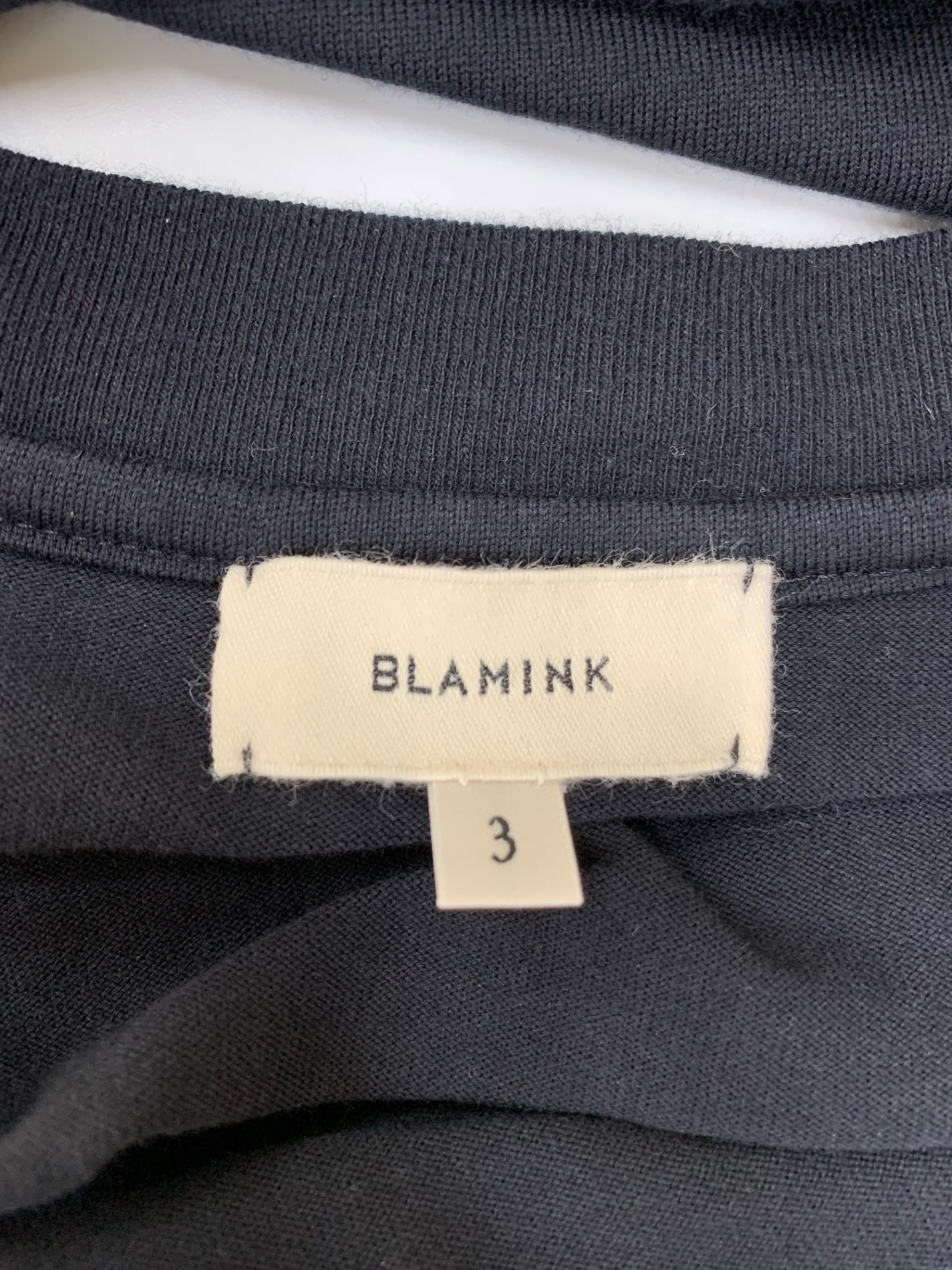 ブラミンク コットンクルーネックオーバースリーブTシャツ 7917-299-0026 3 ブラック IT72TUVIT7CS