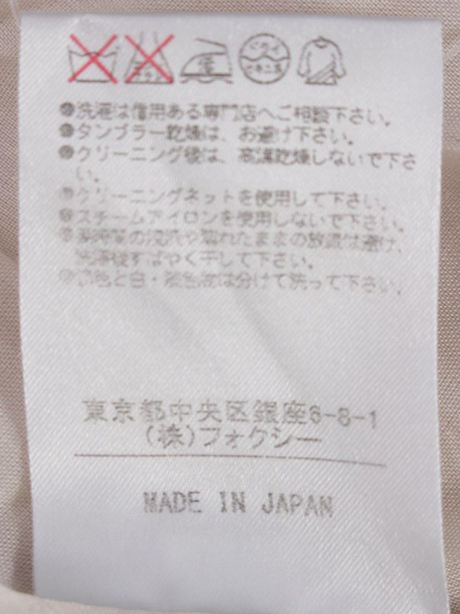 フォクシーブティック Dress Cote d'Azur 34330 ワンピース 38 ベージュ リネン 麻 IT4HD8JUZJWE