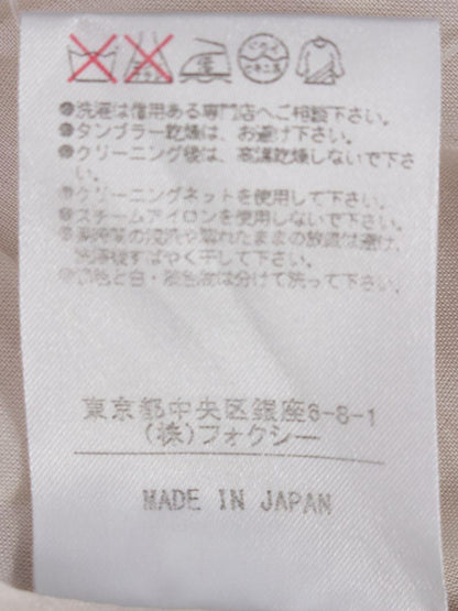 フォクシーブティック Dress Cote d'Azur 34330 ワンピース 38 ベージュ リネン 麻 IT4HD8JUZJWE