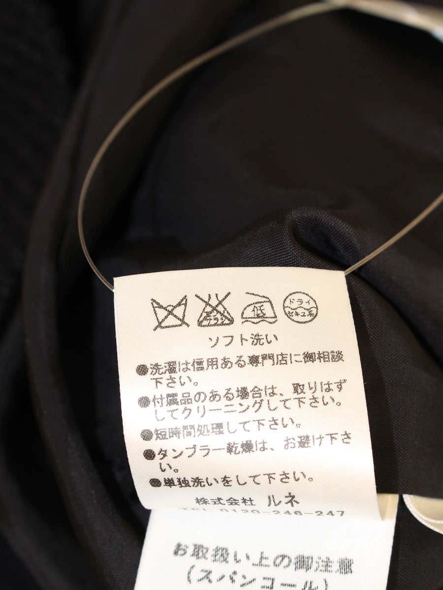 ルネ 6646822 ワンピース 36 ブラック フラワーモチーフ ビジュー IT4S21DA9XS2