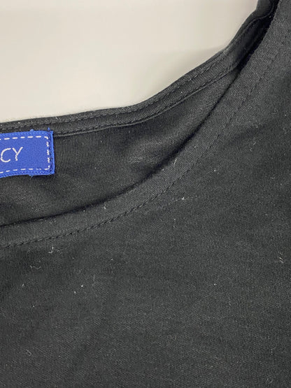 エムズグレイシー 325306 Tシャツ 38 ブラック カットソー リボンモチーフ パフスリーブ IT14JWGCCQC6