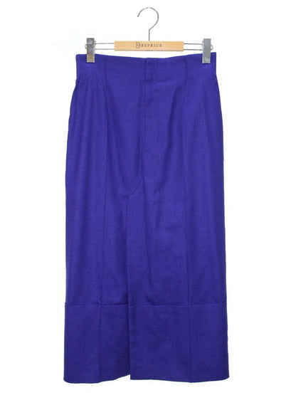 アドーア ウールサキソニースカート 531-1220110 36 パープル IT0W9G405BYO