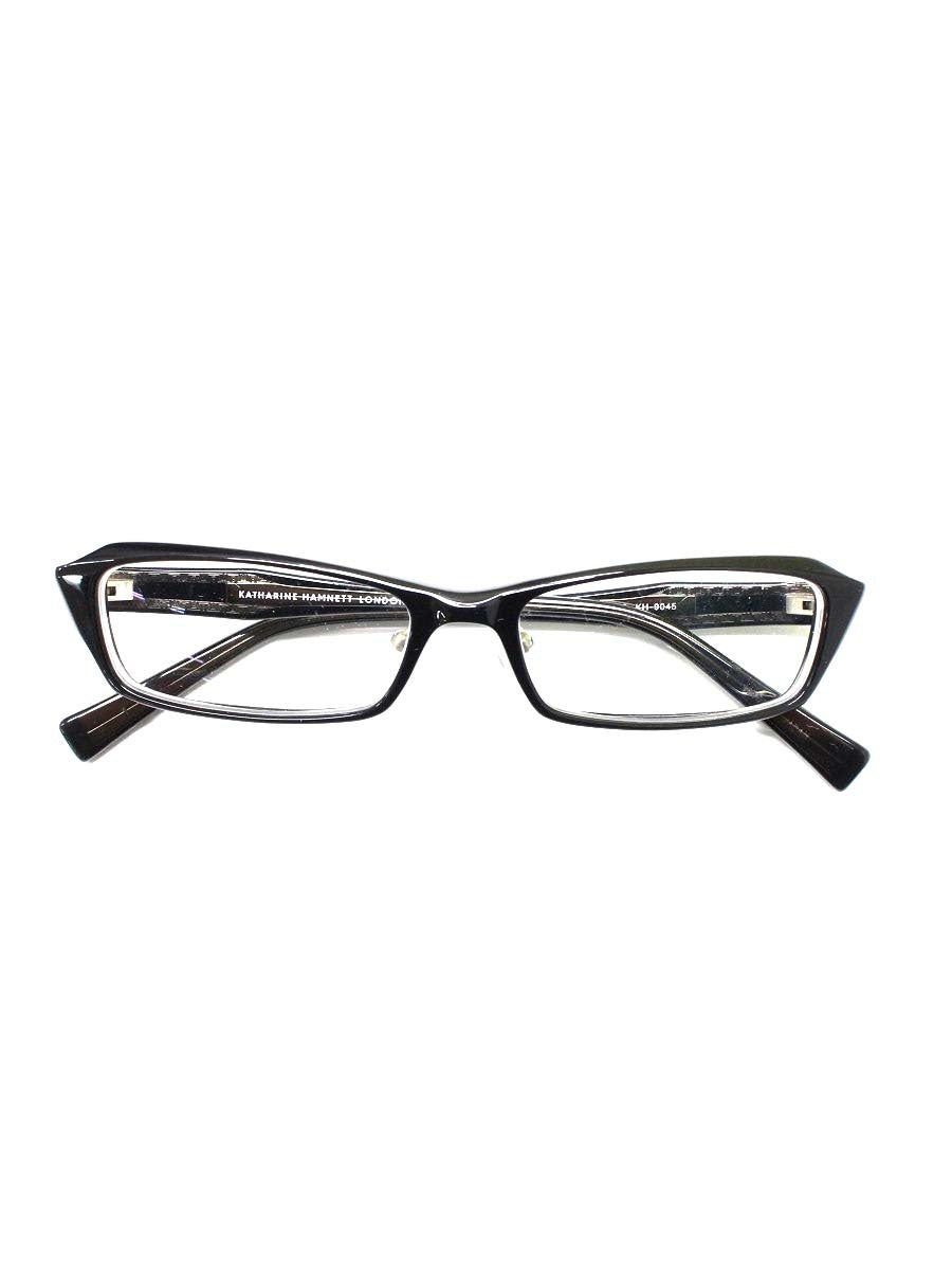 キャサリンハムネット KH-9045 メガネ ブラック セルフレーム フルリム スクエアシェイプ ITTHJFQGNPUG