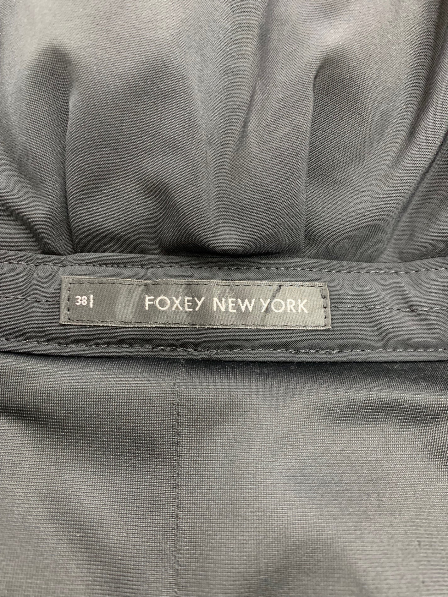 フォクシーニューヨーク レイニージャケット 26508 38 ブラック IT7FMDBV26Z2