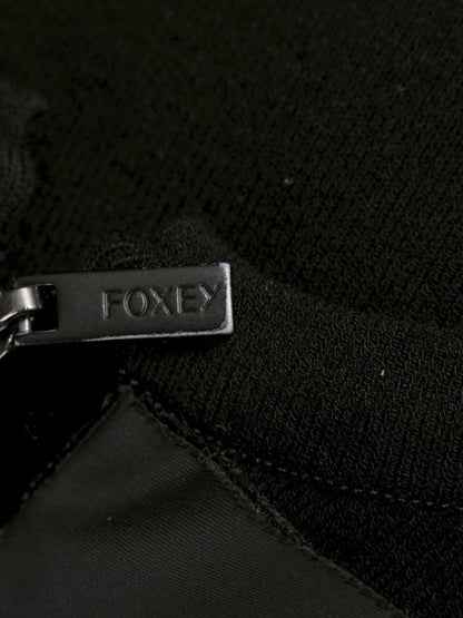 フォクシーブティック Braided Trim 36793 カーディガン 40 ブラック ITAAPYTGIWXK