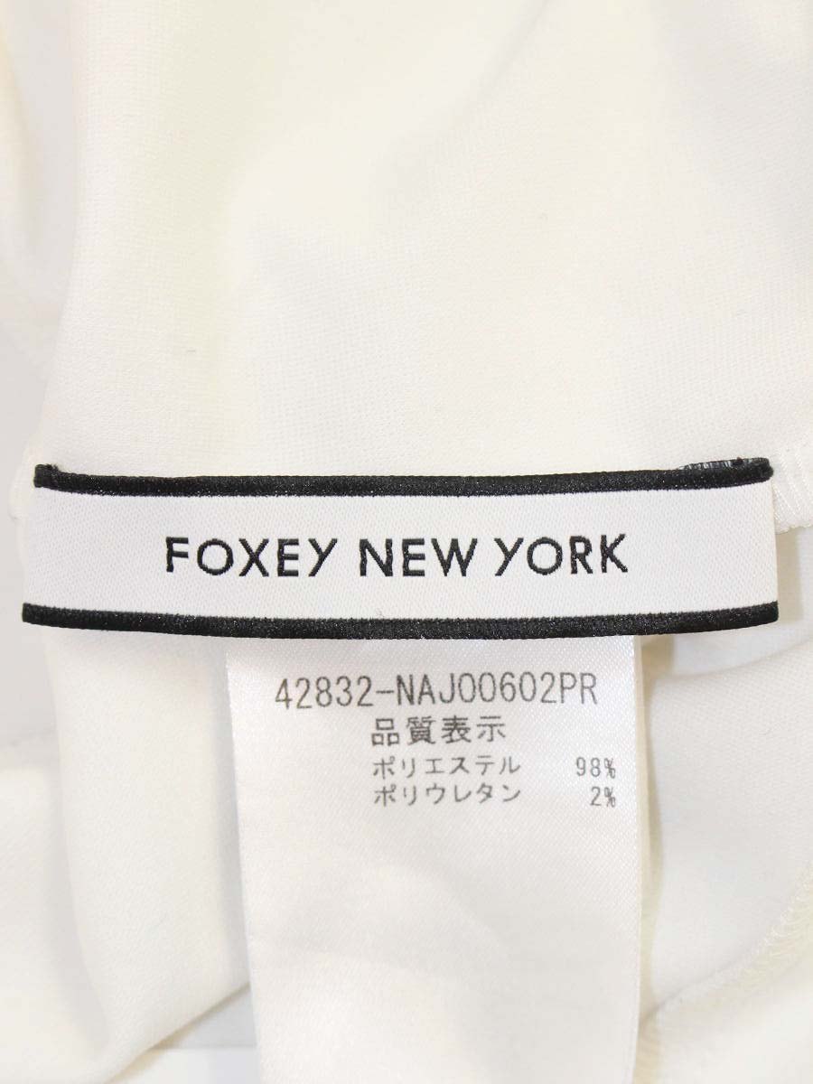 フォクシーニューヨーク Cardigan Chablis 42832 カーディガン 38 ホワイト IT0T6UISUK1W