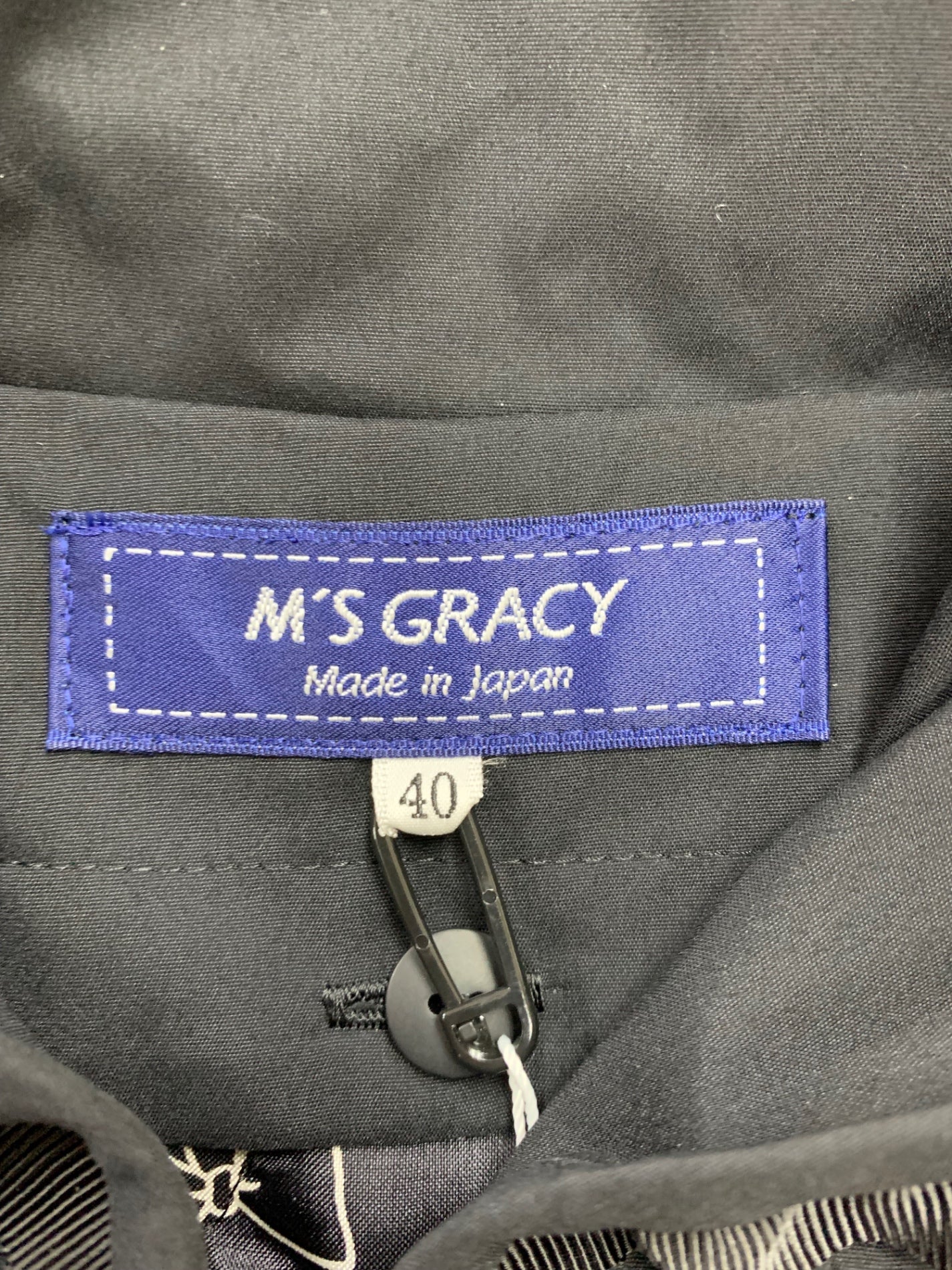 エムズグレイシー 219101 コート 40 ブラック フリルフーディーコート ライナー付 ITMR6CD1MVDW