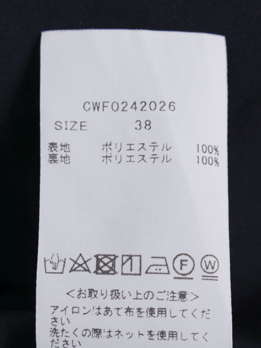 セルフォード スカラカラーノースリーブワンピース CWFO242026 38 ブルー スクエアネック デニム IT4U78B4OO4M