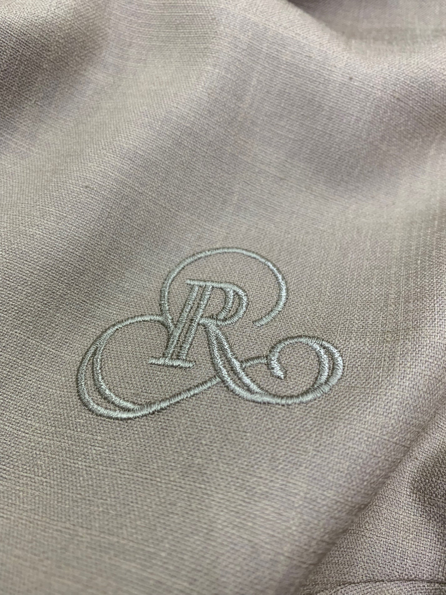 ルネ 5536020 ワンピース 38 ブラウン フレア ロゴ刺繍 IT0LBQ36PG3O