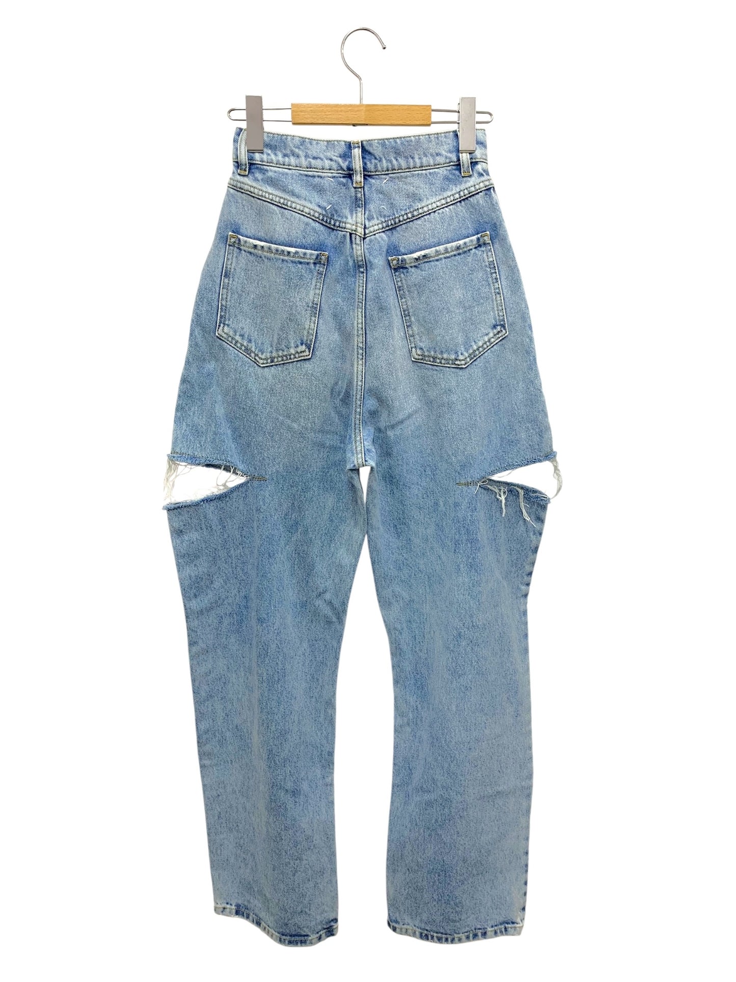 メゾンマルジェラ デニムジーンズ スラッシュディテール S51LA0051S30513 36 ブルー ITMEOGOZ9KGK 【SALE】