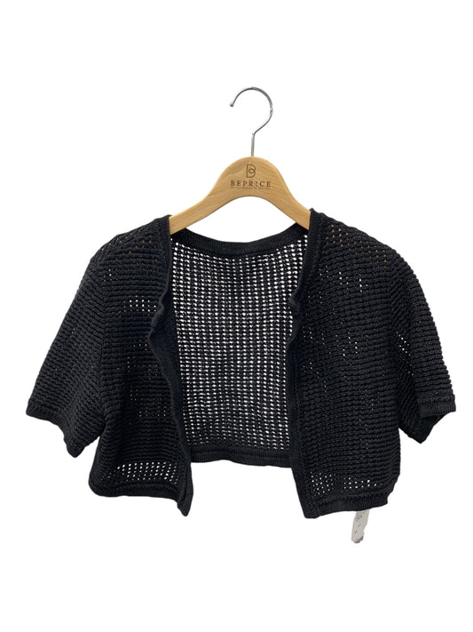 フォクシーブティック Cardigan Aldila 43769 カーディガン 40 ブラック 透かし編み ITWTUKC2NN6O