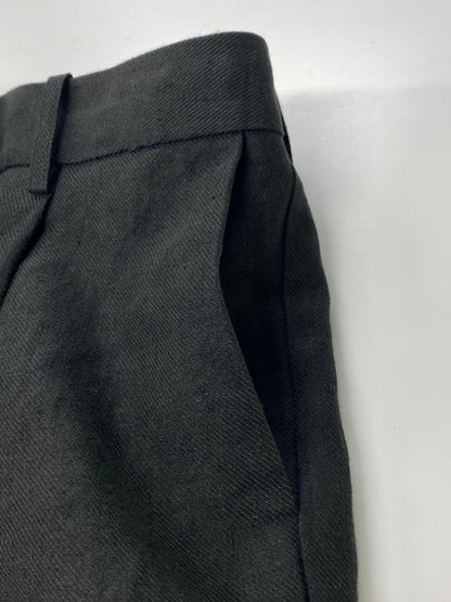 ドゥーズィエムクラス 23-030-500-7010-1-0 ワイドパンツ 36 ブラック リネン 23SS ITESENAAVAZQ