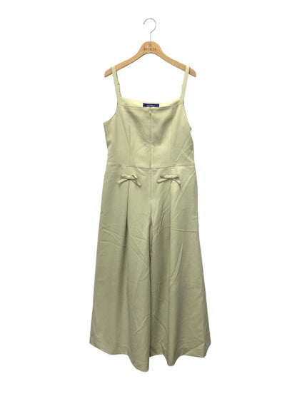 エムズグレイシー リボン付きサロペット 516116 パンツ 38 グリーン IT2TSZ91TA3E 【SALE】