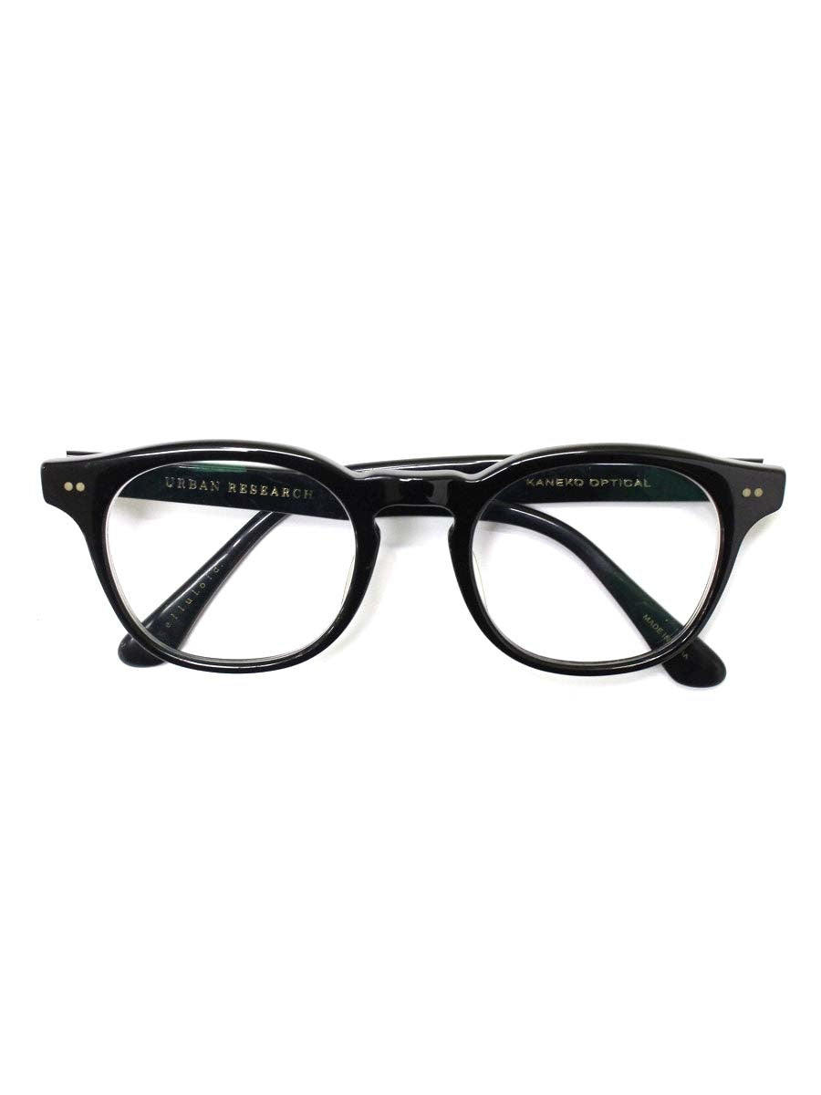 金子眼鏡 celluloid セルロイド メガネ ブラック アーバンリサーチ セルフレーム ボストン ITRX4GLBTRVY