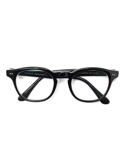 金子眼鏡 celluloid セルロイド メガネ ブラック アーバンリサーチ セルフレーム ボストン ITRX4GLBTRVY