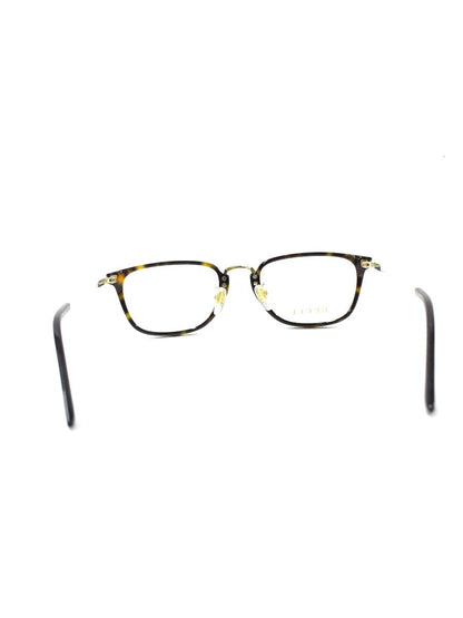 グッチ GG0324OJ メガネ ブラウン/ゴールド/ブラック コンビフレーム スクエア べっ甲柄 ITO9TCE57BIG