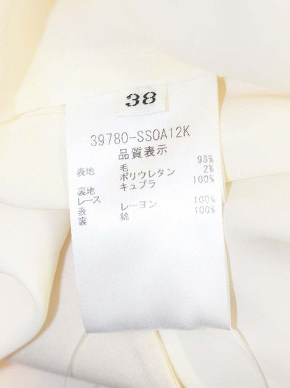 フォクシーブティック CHOUQUETTE 39780 スカート 38 ベージュ タックフレア ITZ3EK62P3MO