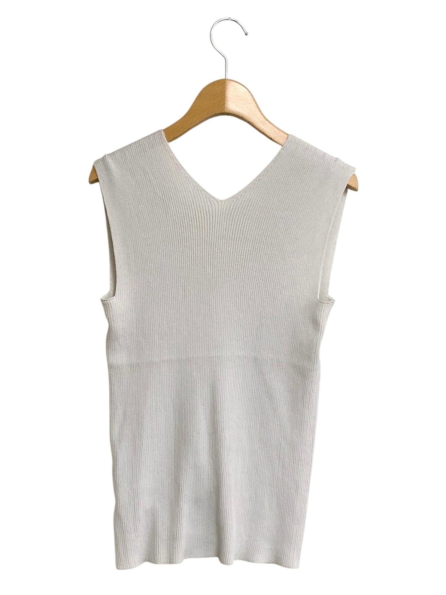 132 5. イッセイミヤケ IL21KN701 トップス 2 グレー Vネック ノースリーブ ITYQZWFLG954 【SALE】
