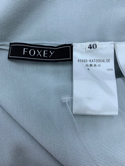 フォクシーブティック Plaisir プレジール 42968 ニット セーター 40 ブルー ウール ITTHB3J11CGO