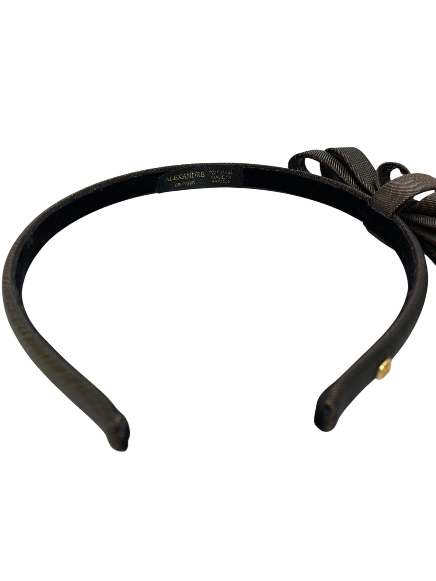 アレクサンドルドゥパリ カチューシャ ブラウン リボン IT0W3UAFWY4G