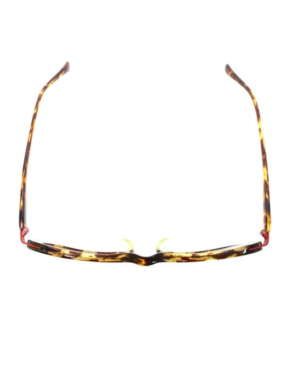 ベセペセ BP-3159 メガネ ブラウン/レッド セルフレーム フルリム オーバル ITYS6AUWFS4G