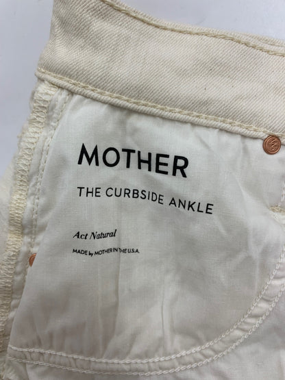 マザー RonHermanロンハーマン別注デニムパンツ The Curbside Ankle 4010600167 24 アイボリー 24FW IT10HHWBNAWW