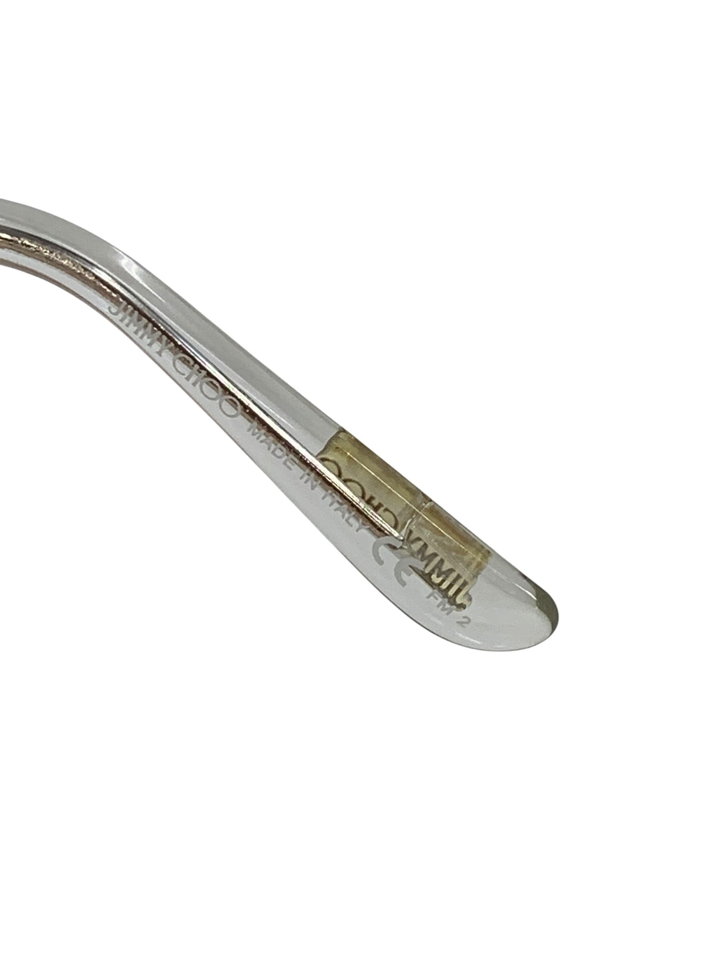 ジミーチュウ HALLY SCKFQ サングラス ホワイト コンビフレーム フルリム ボストン スターモチーフ ITLTPRVYD73O 【SALE】