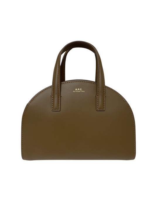 アーペーセー Demi-Lune スモールトートバッグ ブラウン レザー 2way ITV8SCXK916G