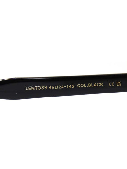 モスコット LEMTOSH メガネ ブラック セルフレーム フルリム ウェリントン ITXXQALGTLX1