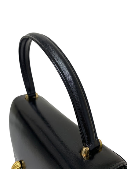 和光 ハンドバッグ ブラック レザー IT6W1BKJP8KK