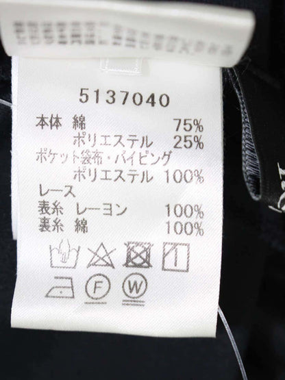 ルネ 5137040 ワンピース 34 ネイビー 白襟 レース ITSJB8AQ93E0