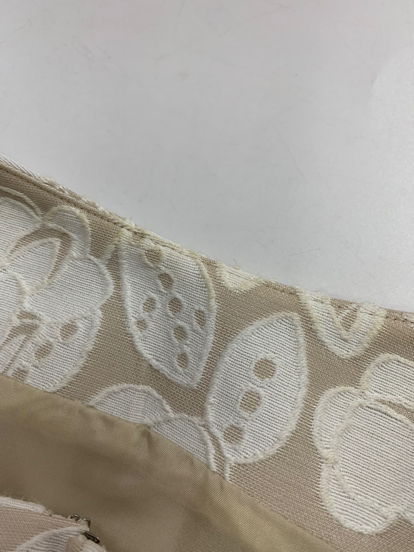 エムズグレイシー 621102 ワンピース 36 ベージュ レース 花柄 リボン ITI9RMB9HY3A
