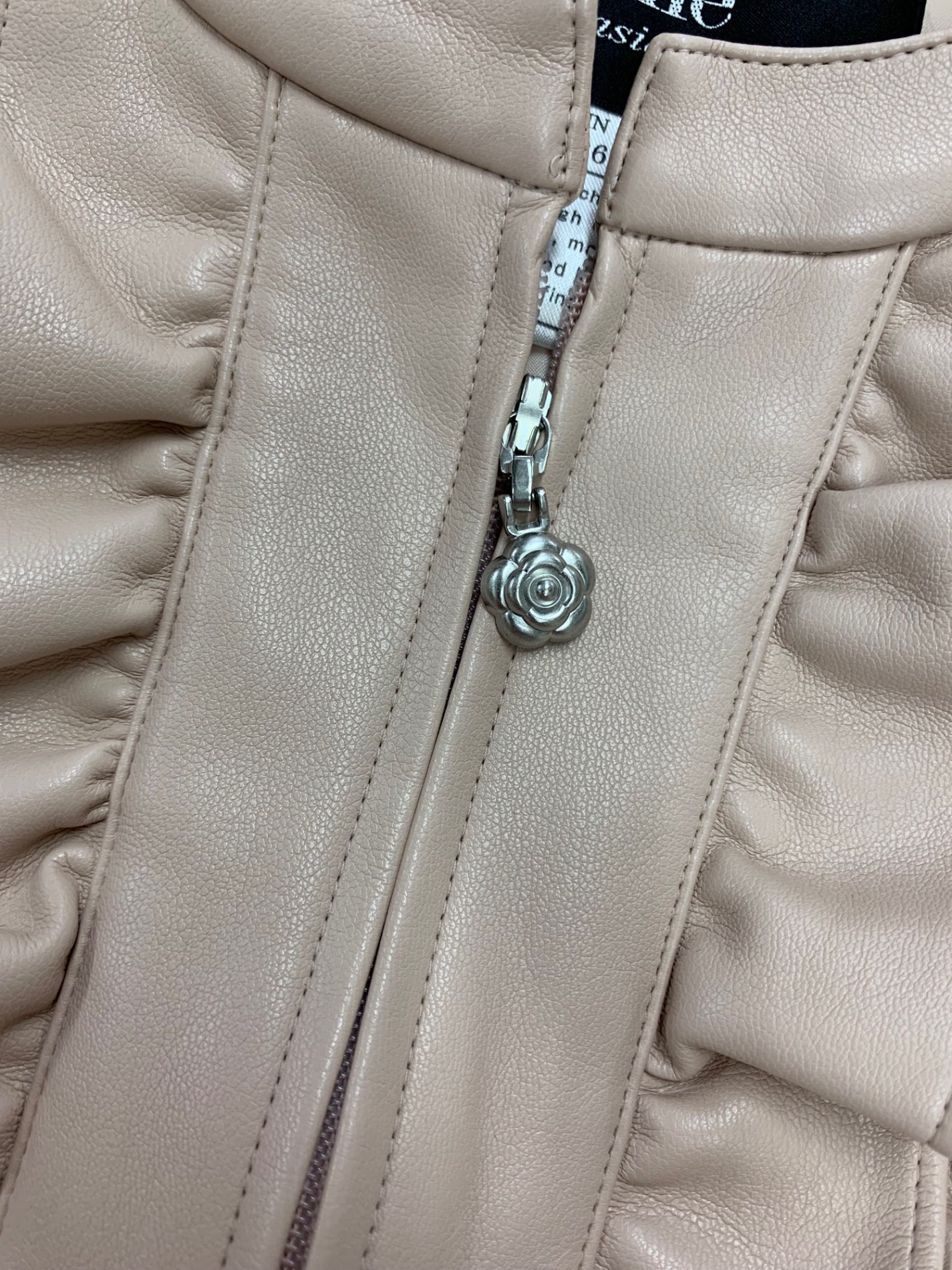 ルネ basic Eco-Leather Dress 5036200 ワンピース 36 ピンク ITSA7CBKGOIG