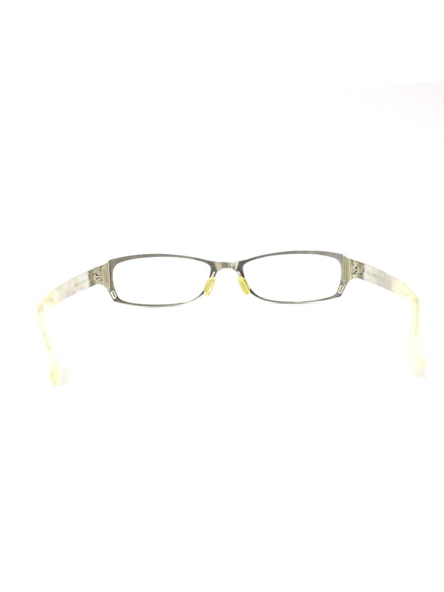 イエローズプラス メガネ ホワイト スクエア ITZUX9I1ECLS 【SALE】