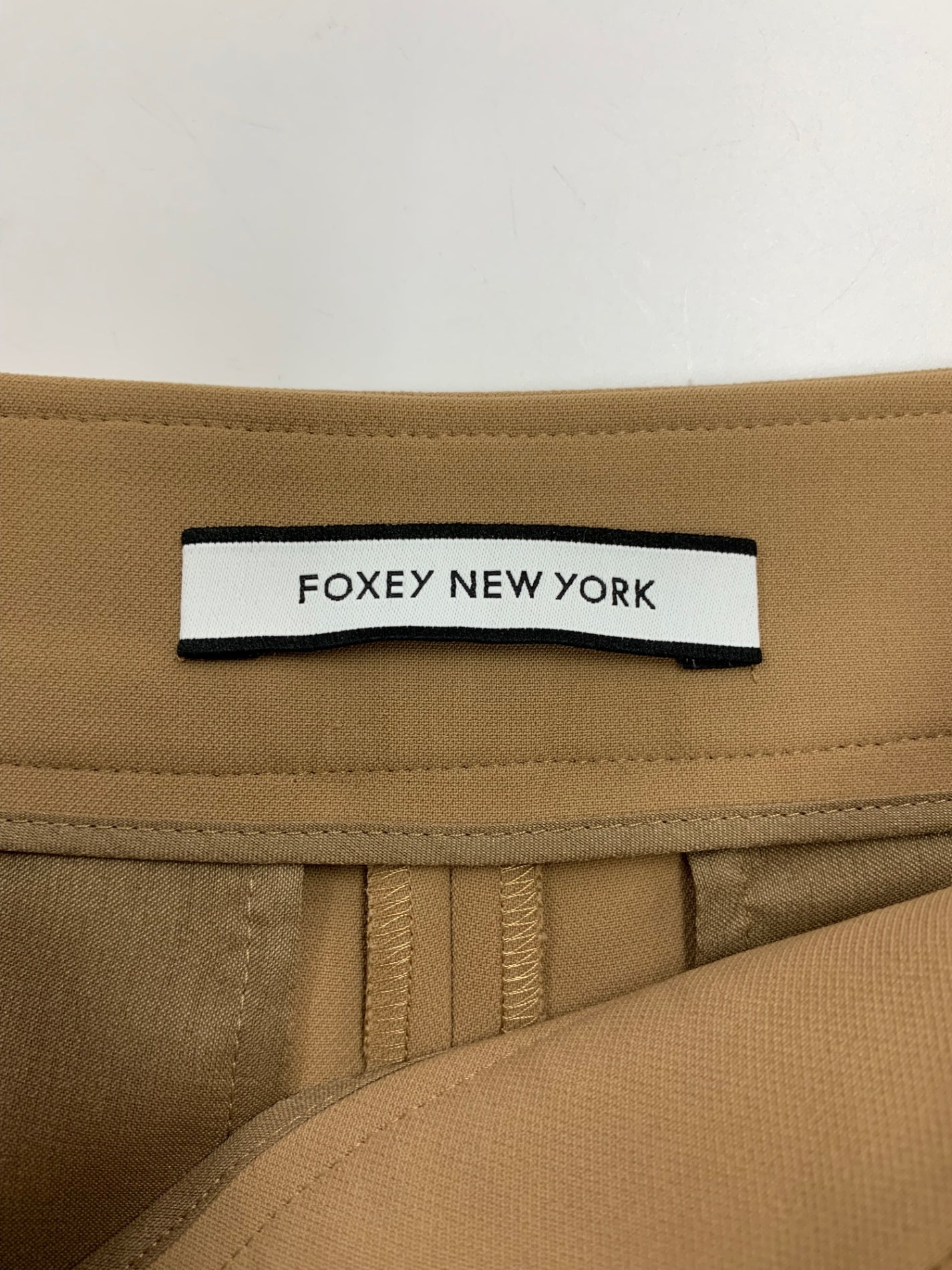 フォクシーニューヨーク Pants 37569 パンツ 38 ブラウン ワイド ITJDYCBPEREQ