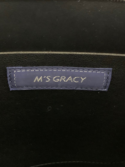 エムズグレイシー パンチング 994503 トートバッグ ブラック カメリア柄 ITZJJDNIRA61