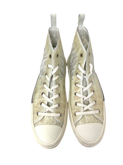 ディオール B23HT OBLIQUE TRANSEPARENCY 3SH118YNT スニーカー 46 ホワイト オブリーク ハイカット ITQKFZFRFK45 【SALE】