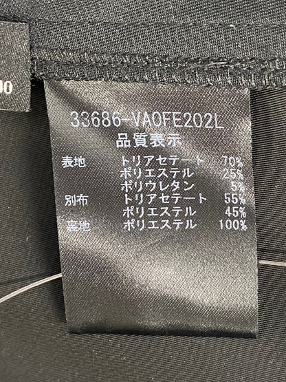ベロアノワール by フォクシーニューヨーク 33686 ワンピース 40 ブラック 切替え ITZVAF3CHPQW
