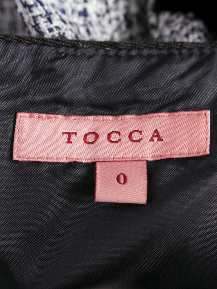 トッカ OCCASION COLLECTION 【消臭＆洗える】PRIMAVERA ドレス OPTONZ0720 ワンピース 0 ネイビー ITCD4P49DQ0O