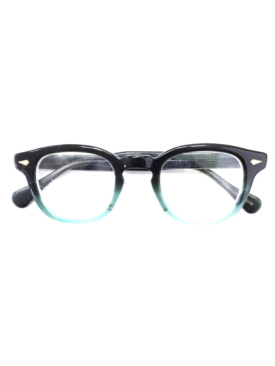 タートオプティカル ARNEL JD-04 メガネ ブラック グリーン セルフレーム フルリム ウェリントン IT814MD9FX28
