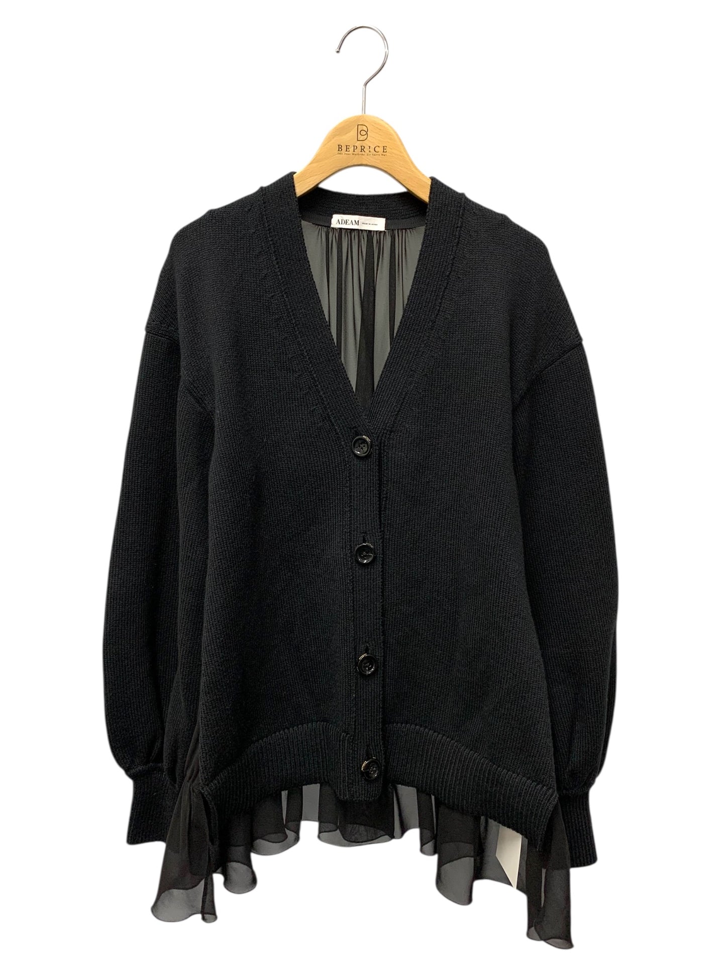 アディアム Jill Cardigan 44792 カーディガン F ブラック ITRSY5TI0UM0