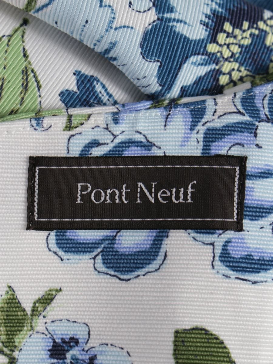 ポンヌフ AI1057 スカート 2 ブルー フラワーモチーフ IT0IWXXECU1I