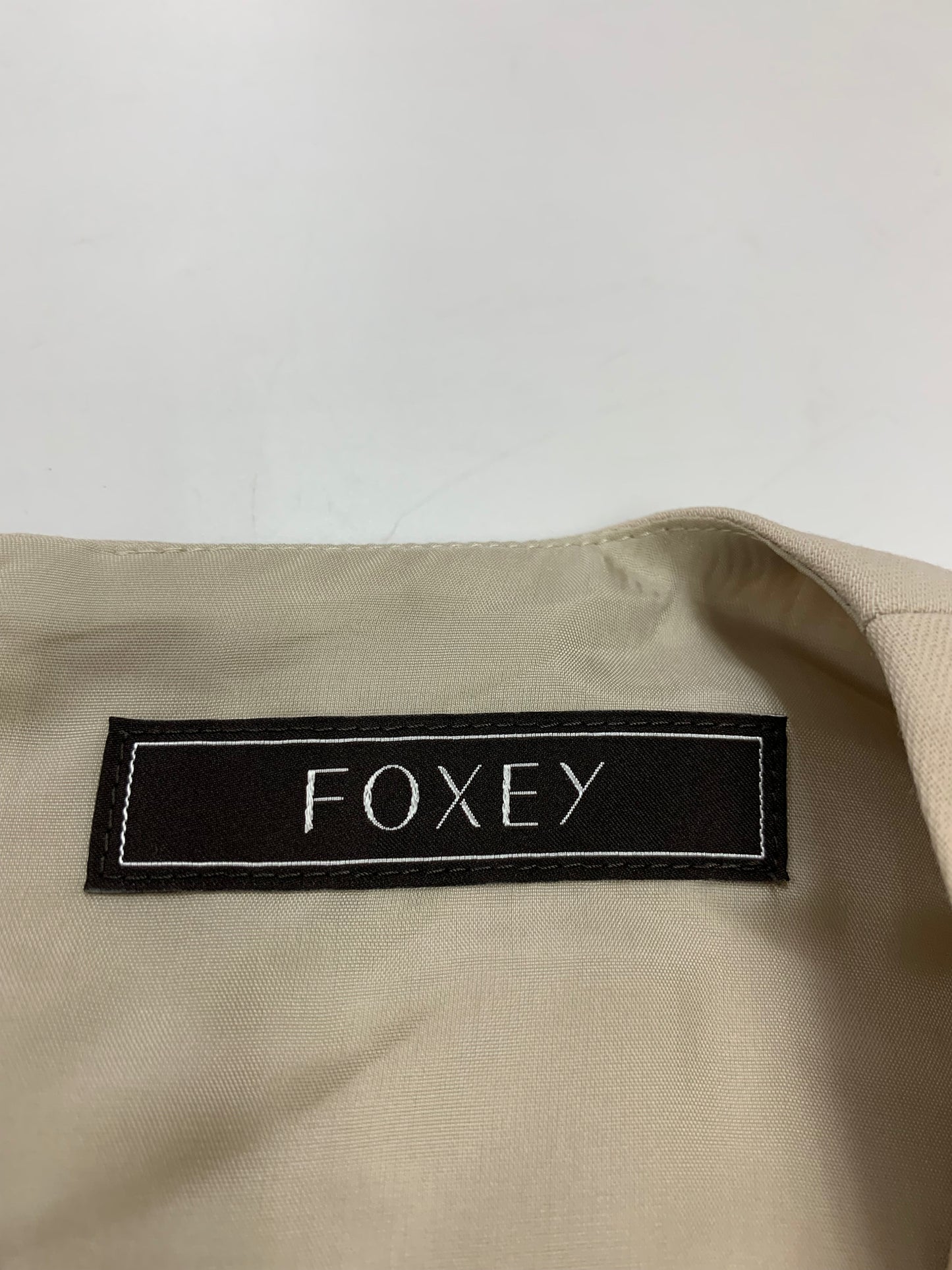 フォクシーブティック Dress French Flap 42685 ワンピース 38 ベージュ ITL3A7ES637C
