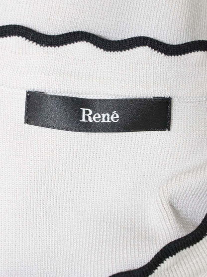 ルネ 5322130 ニット 36 グレー ウェーブ 波型 ITTRTHPWASWE