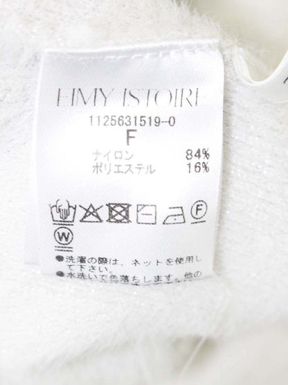 エイミーイストワール ラメシャギーニットミニワンピース 1125631519-0 F アイボリー 25AW ITV12S3KEAGS 【SALE】
