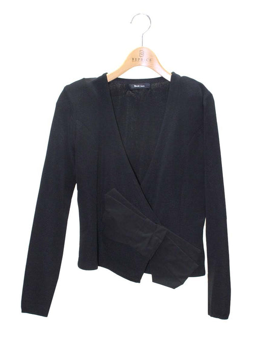 ルネ basic 5532040 カーディガン 36 ブラック リボン ITOK4ILLF4X7