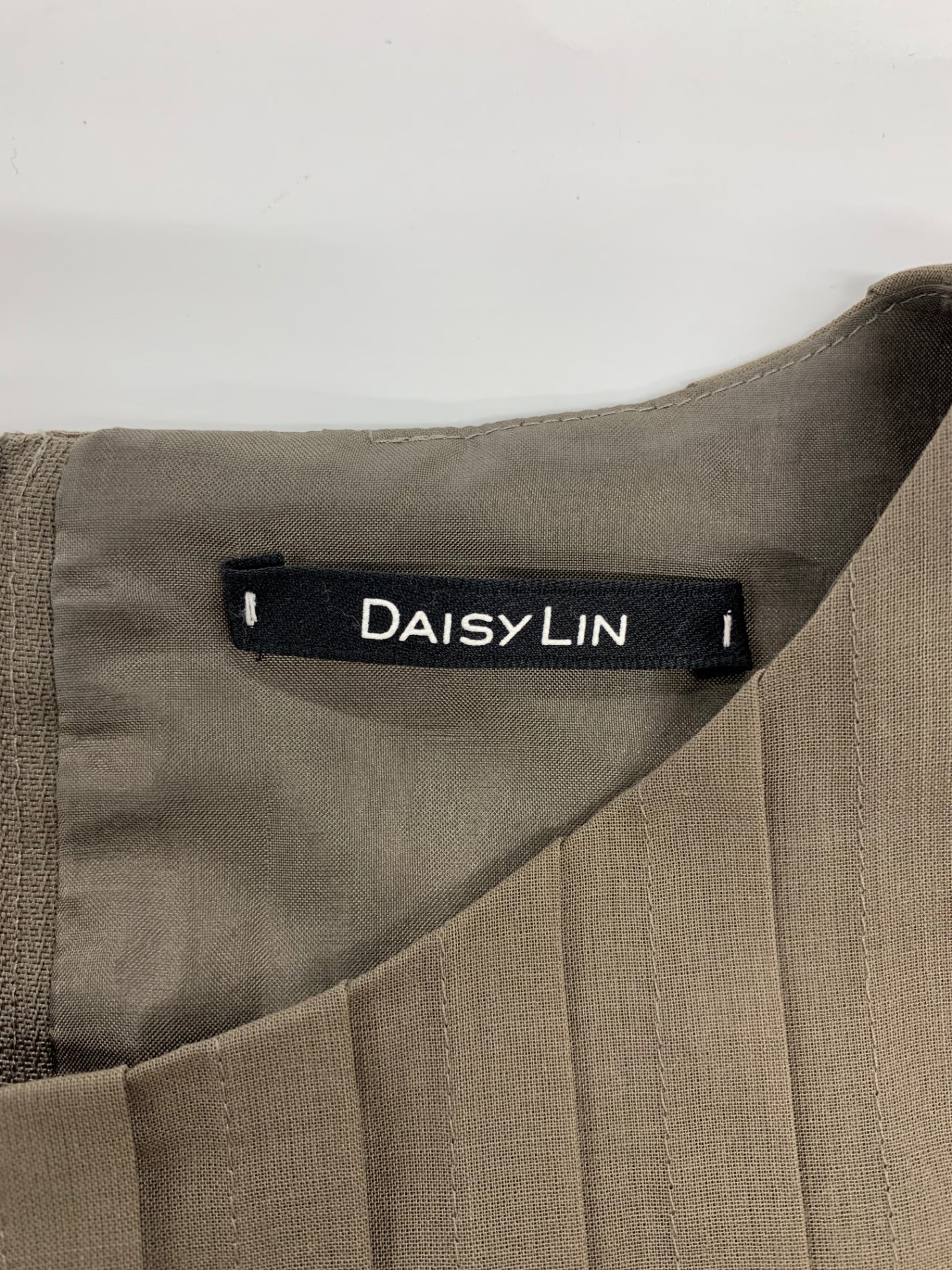 デイジーリンforフォクシー 06078 ワンピース 40 ブラウン プリーツ IT5TXPOH8E7P