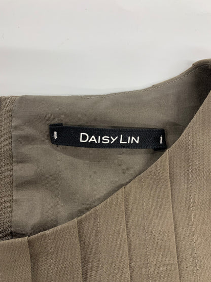 デイジーリンforフォクシー 06078 ワンピース 40 ブラウン プリーツ IT5TXPOH8E7P