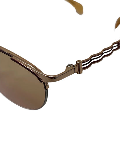 ラインアートシャルマン Etude エチュード XL1692 メガネ ゴールド メタルフレーム ウェリントン ITU0B0QCGHWS